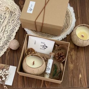 椰殼香氛蠟燭禮盒